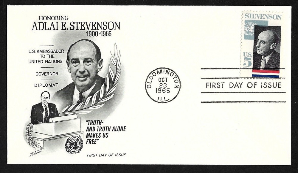 #1275 5c Adlai E. Stevenson - Fleetwood FDC