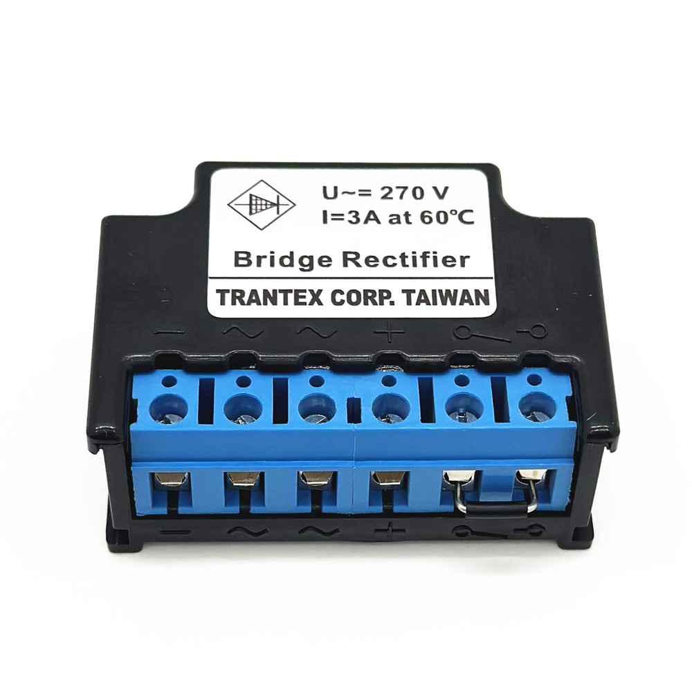 TRANTEX U~=270V I=3A at 60℃ bridge Rectifier module