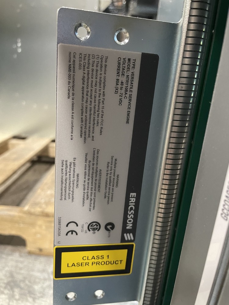 ERICSSON NTRY10BA-C VERSATILE SERVECE ENGINE -40 TO -72 VDC