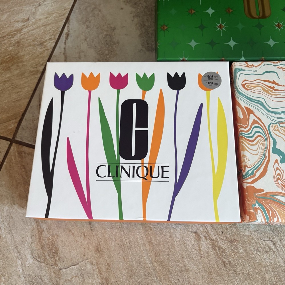 Clinique Bundle Of 3 Gift Boxes **Empty** GUC