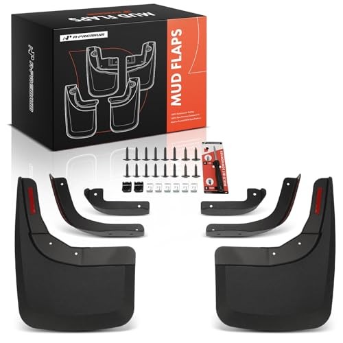 Set of 6 Mud Flaps Splash Guards Mudguards Mudflaps with Hardware Kits