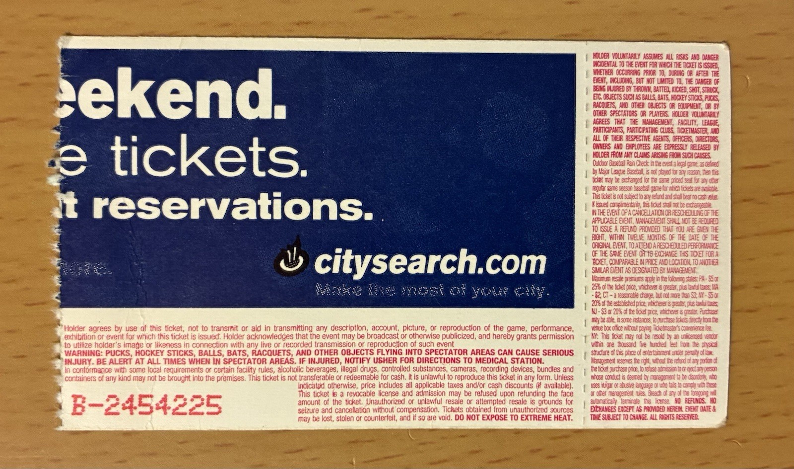 2001 THE DOORS TRIBUTE BAND MOONLIGHT DRIVE COLUMBUS OH CONCERT TICKET STUB