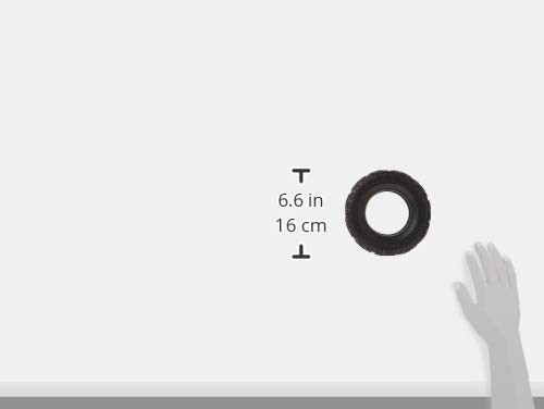 Mammoth TireBiterII – Natural Rubber Dog Toys for Extreme Large 6", Black