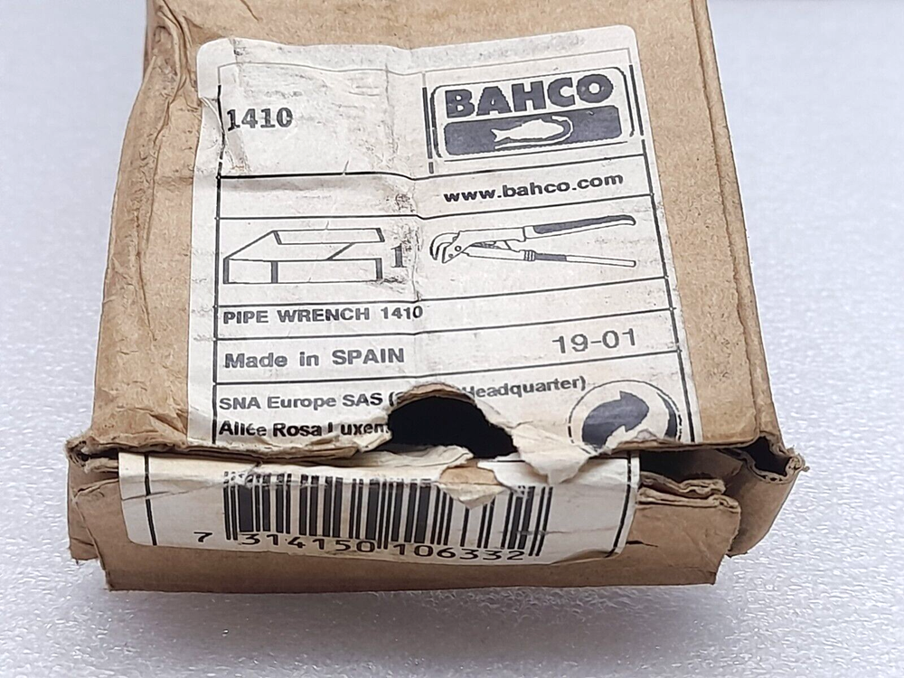 Bahco 1410 Pipe Wrench