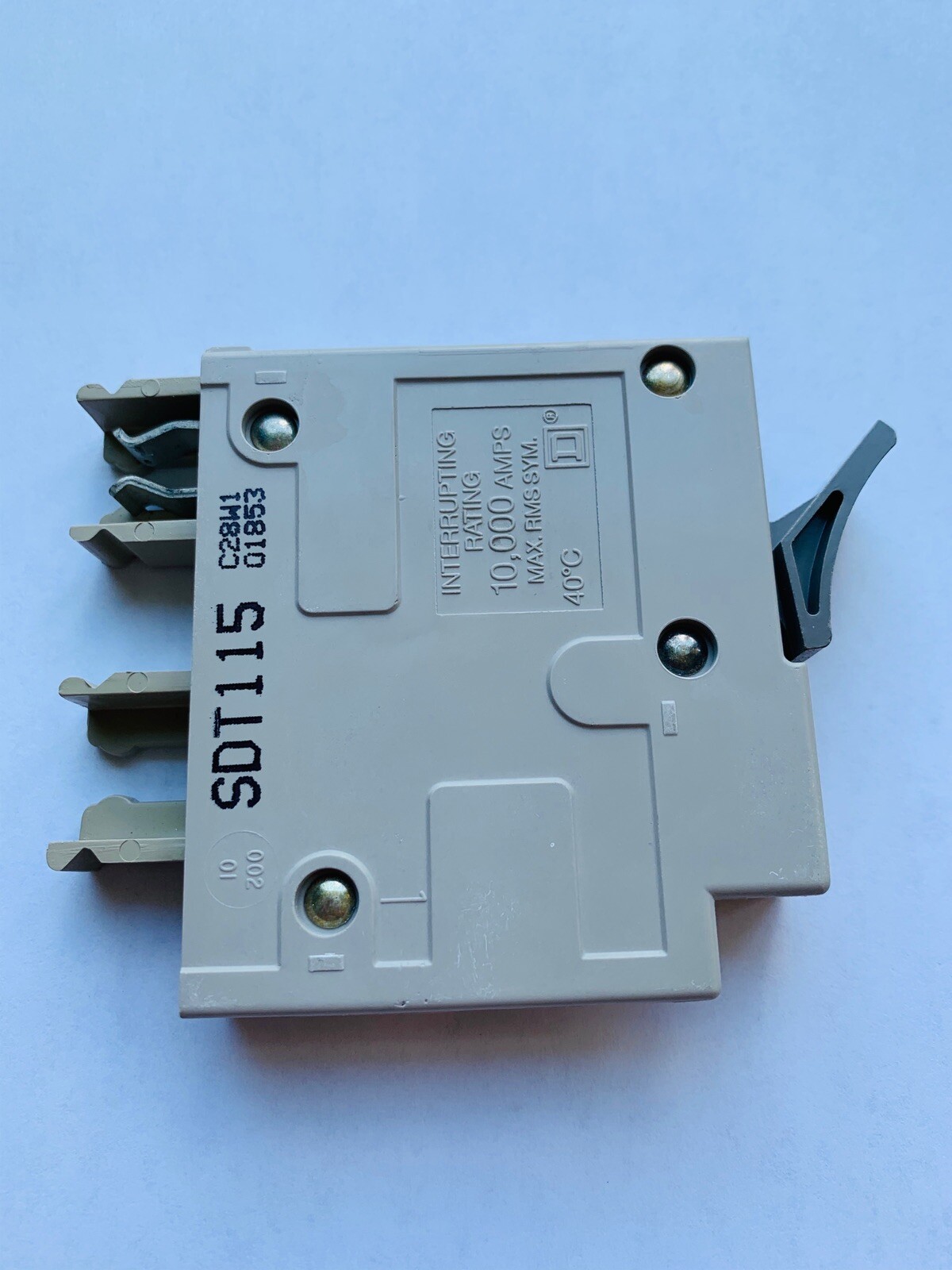 SQUARE D TRILLIANT 15 AMP SINGLE POLE 1P SDT115 CIRCUIT BREAKER TESTED