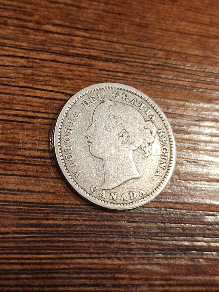 1892 Canada 10 Cents Silver Coin