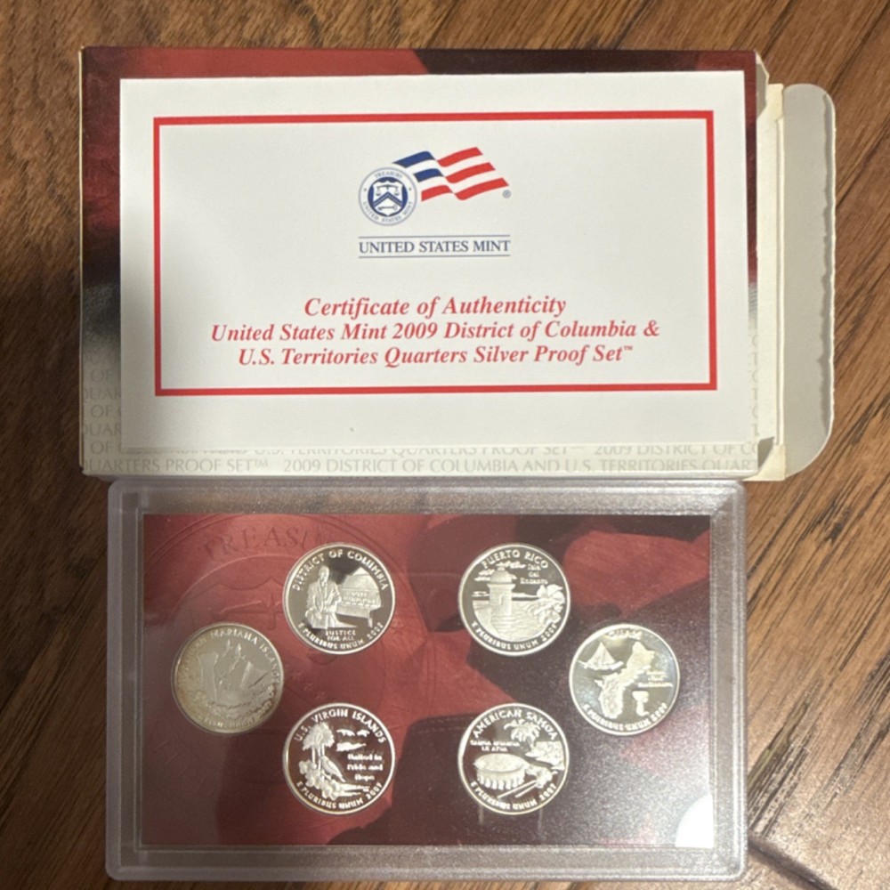 US Mint Proof & Uncirculated Coin Sets Commemorative Silver Dollars 2008-2012