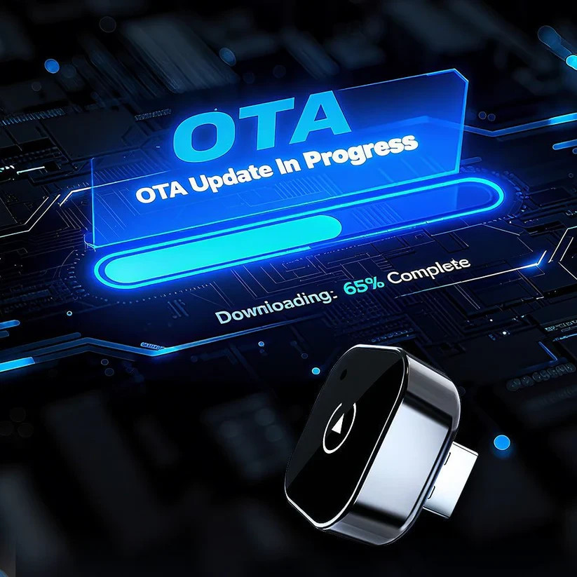 2 in 1 USB Mini Android Auto CarPlay Wireless Adapter Dongle Smart Box Bluetooth