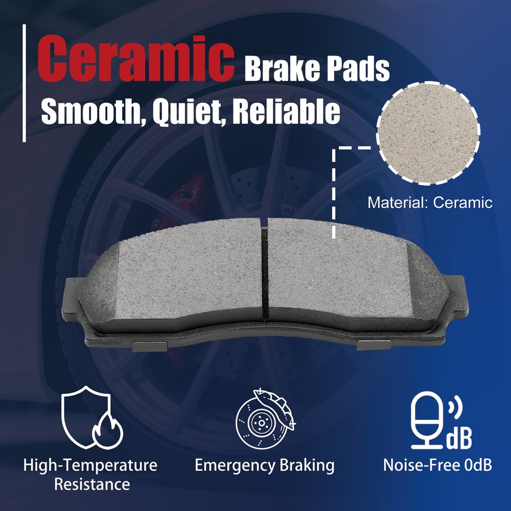 Front High-Performance Ceramic Brake Pads for Mazda 3 2019 - 2023
