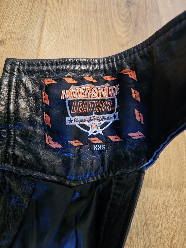 Interstate Leather Chaps Size XXS Adjustable Waist