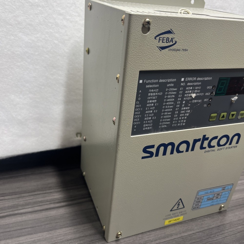 Smartcon FDS-407S Digital Soft Starter 110v - 440v Untested Read Description