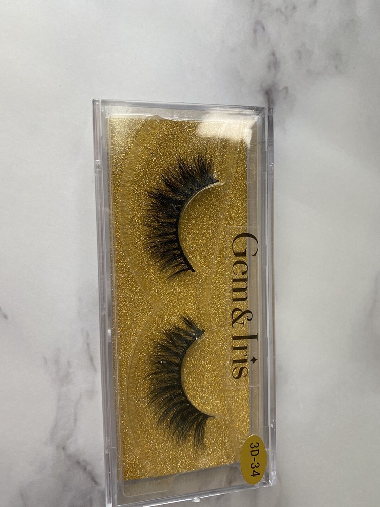 3D Mink Fur Eyelashes - 2 Pairs