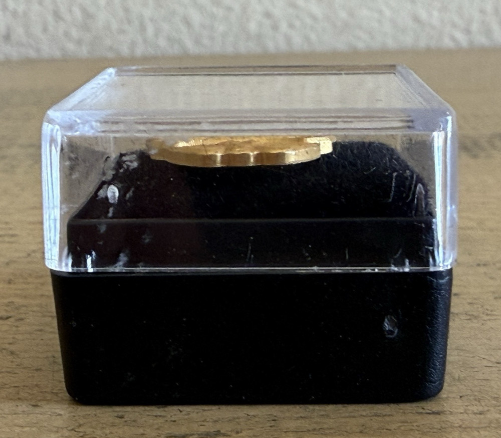 FBI Gold Shield Lapel Pin Raised Design