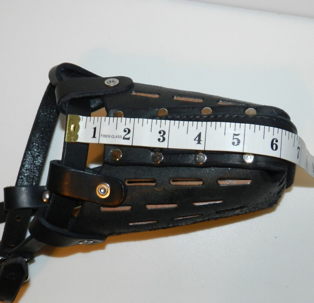 RedLine K9 Standard Leather Dog Muzzle Size S