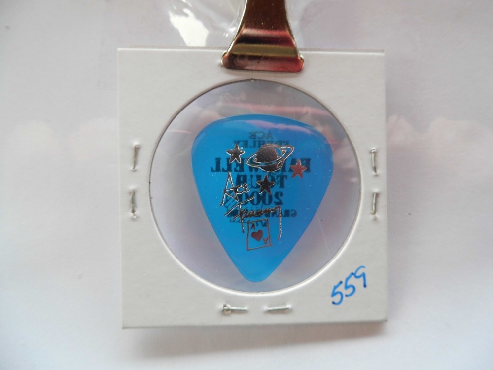 KISS "ACE FREHLEY" GUITAR PICK~5/7/00 READ DESCRIPTION (4/19)