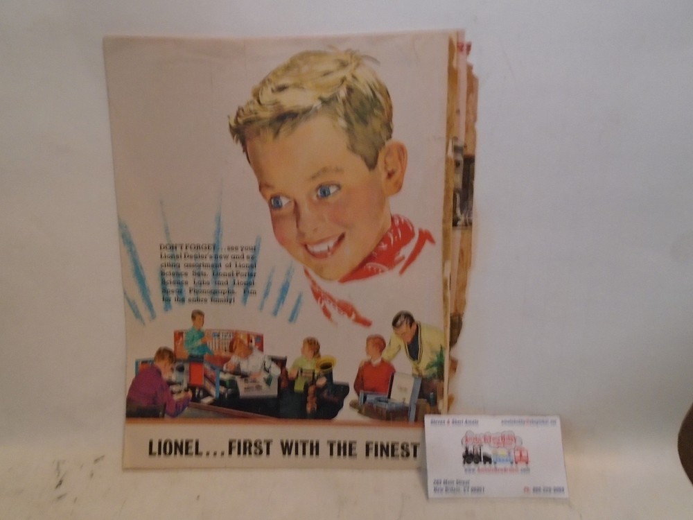 ORIGINAL LIONEL 1963 56 PAGE TRAIN CATALOG