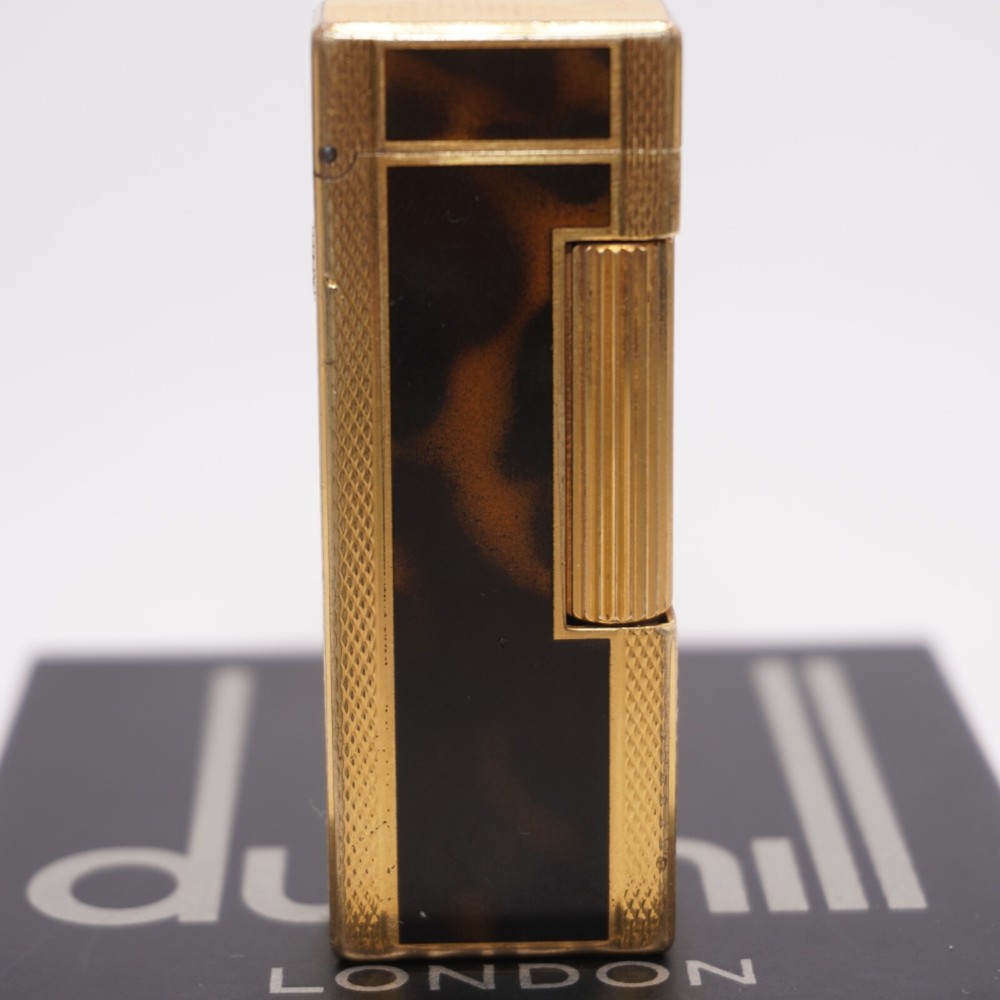 Dunhill Lighter Brown Shell-Ultrasonically cleaned_Working