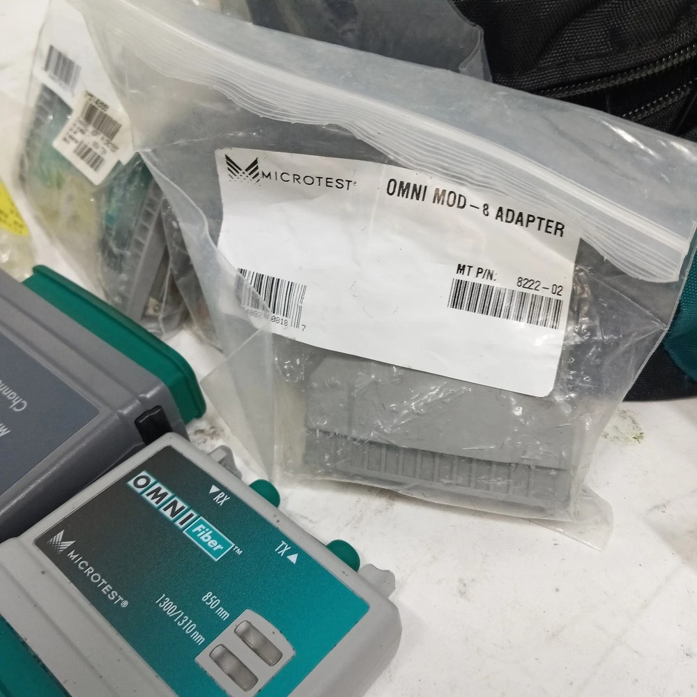 Omni Scanner Microtest Cat 5/5E/6 Cable Analyzer and Extras - Needs Batteries