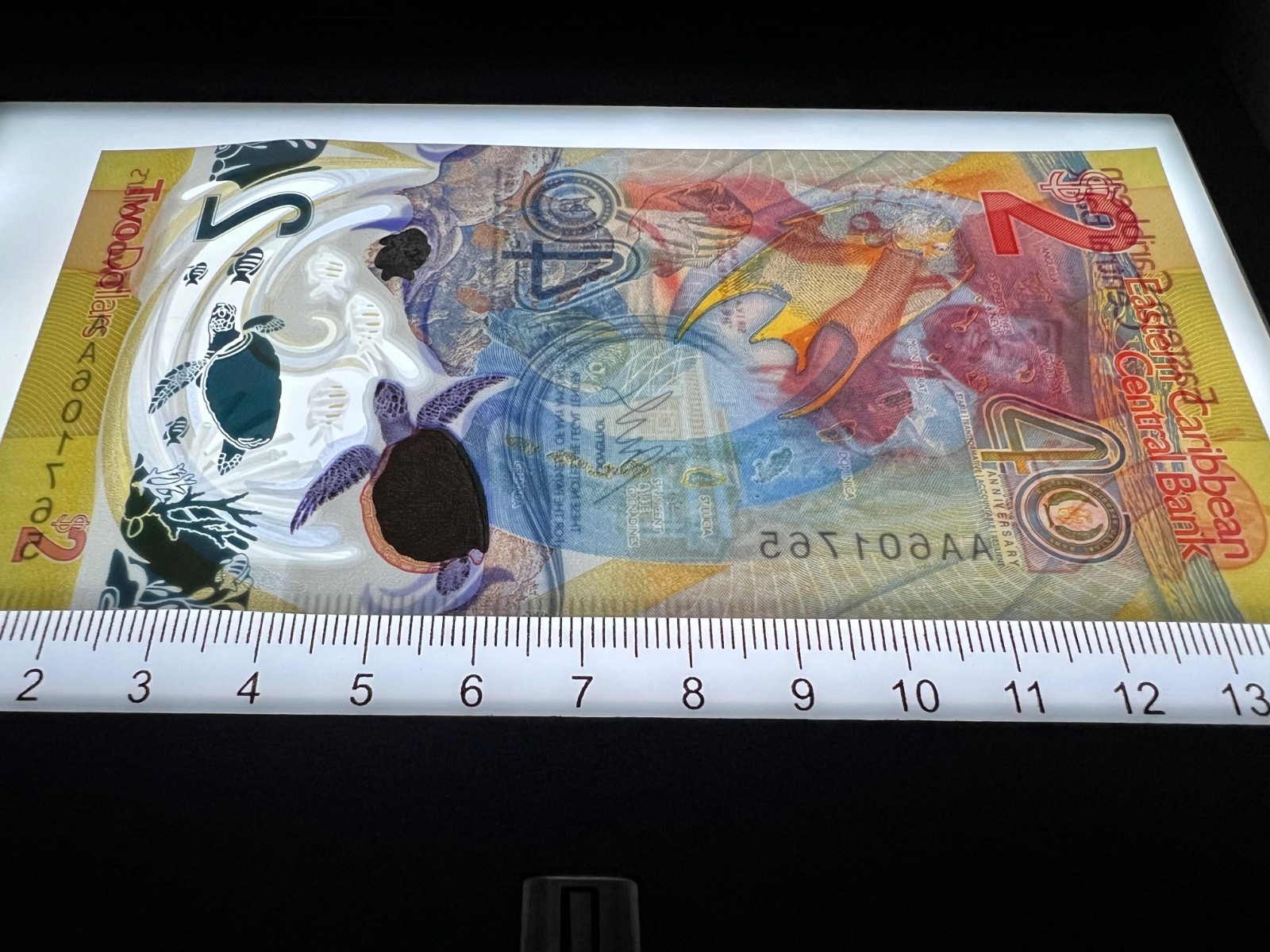 Eastern Caribbean $2 Banknote World Paper Money UNC Currency Bill Note Dollar