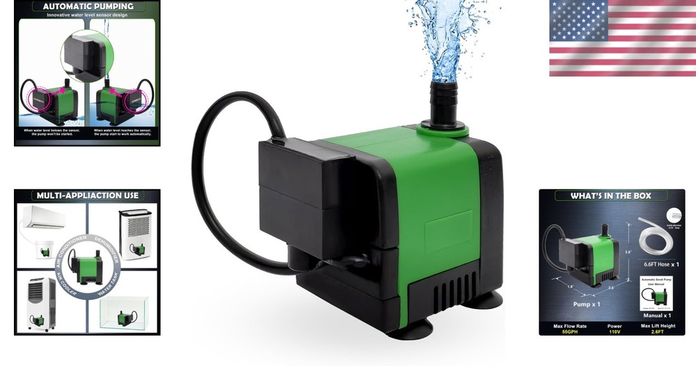 Mini Automatic Condensate Pump with Level Sensor - Efficient Water Management