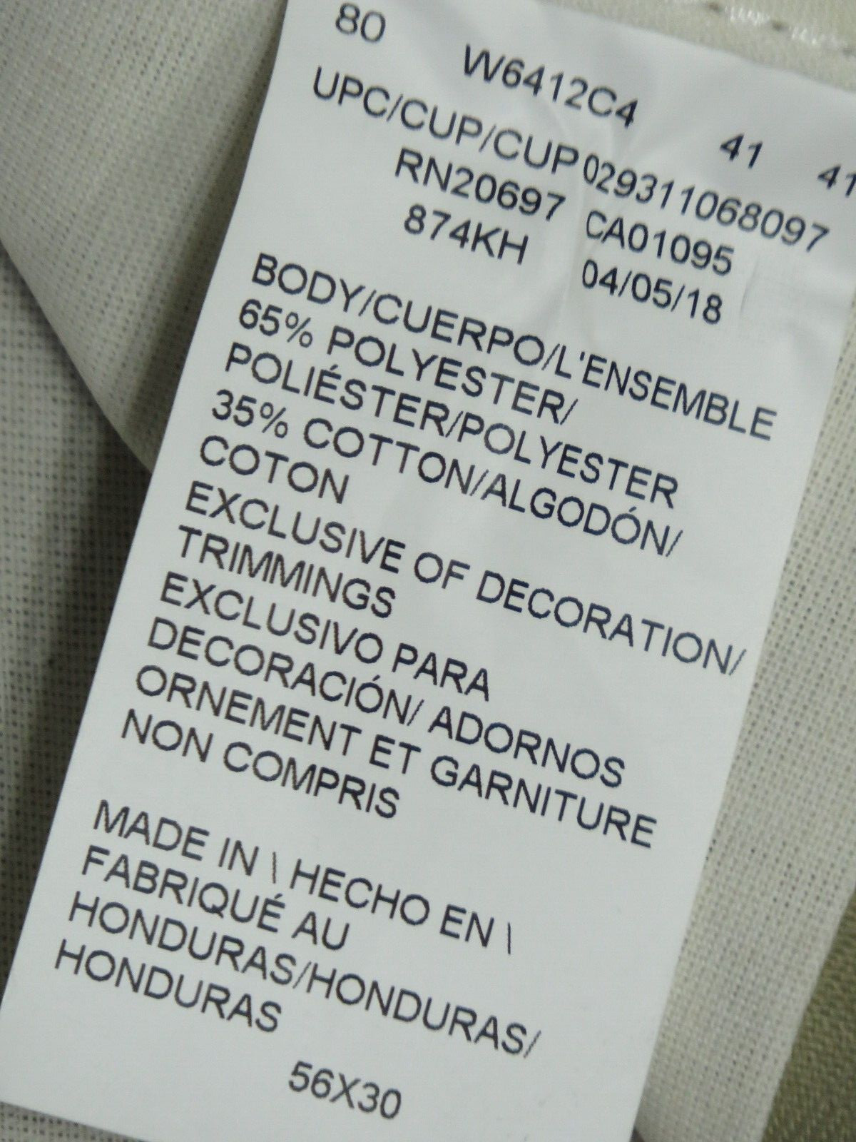 DICKIES MEN'S 56x30 KHAKI 874 ORIGINAL TWILL CLASSIC 874KH NEW NWT