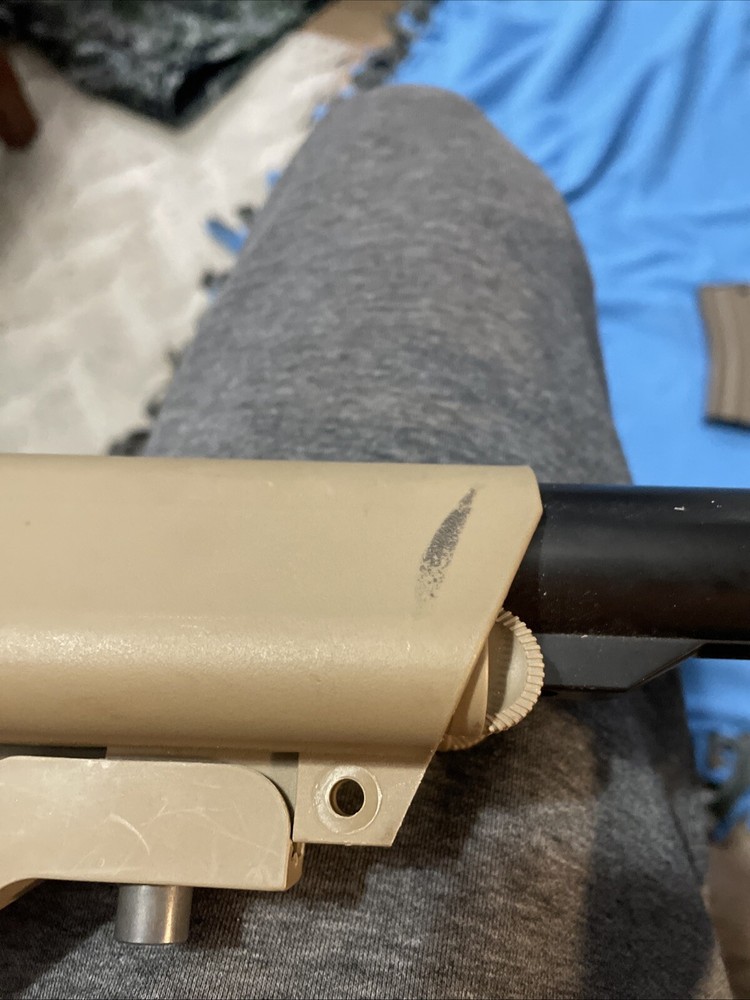 A. E. G. Combat Machine Airsoft Gun (w/ Mid Cap Magazine)