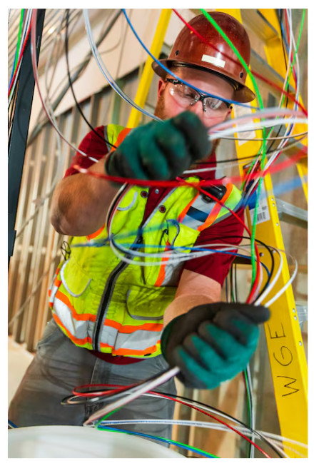 Southwire SIMpull 500-ft 8 -AWG Black Stranded Copper THHN wire ( By-the-roll )