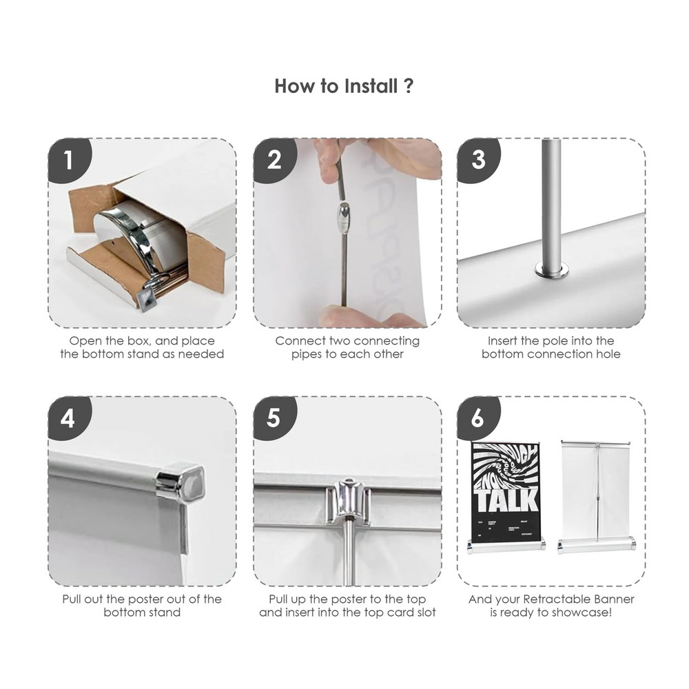Table Top Banner Stand 11.5" x 17.5"