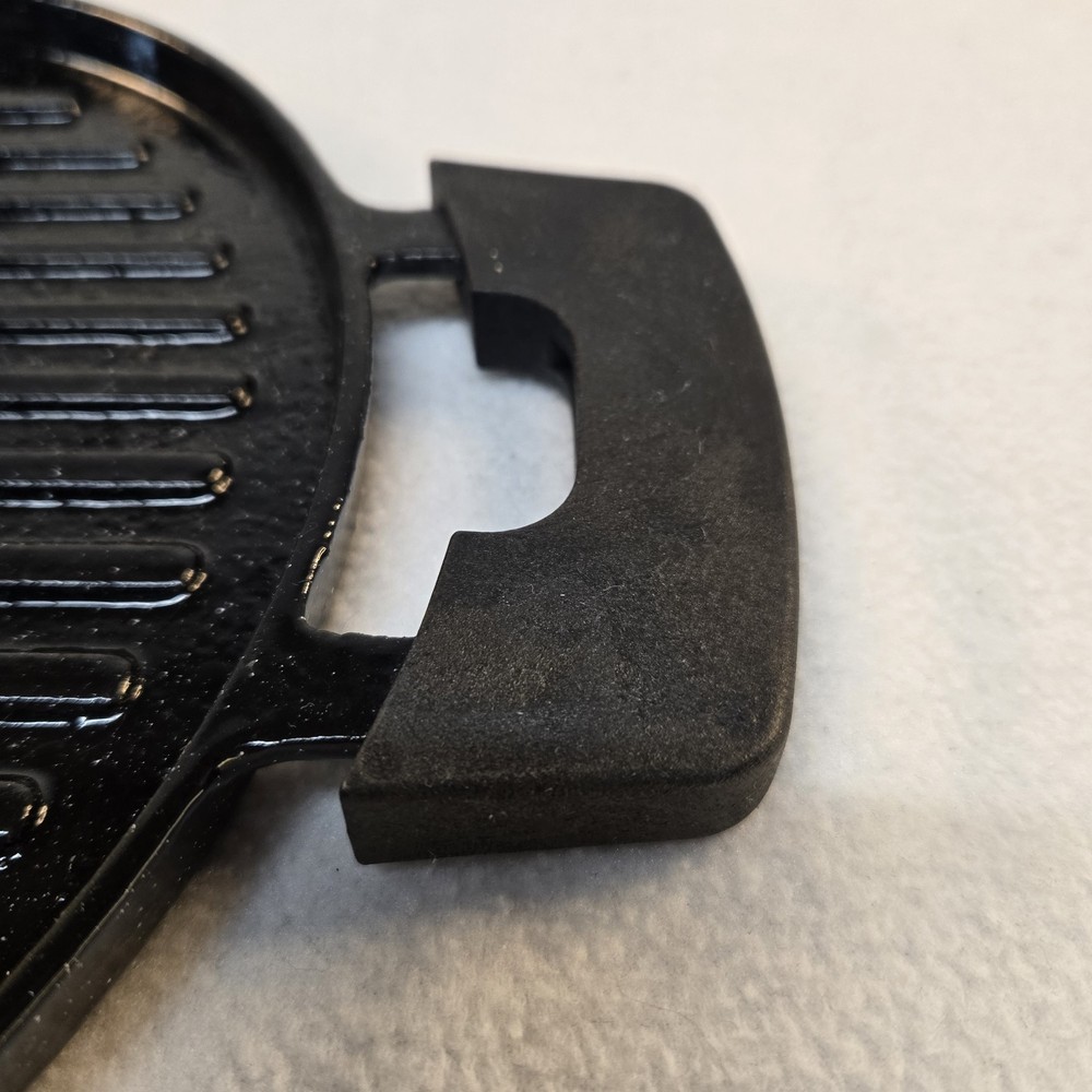 NuWave Grill Pan Precision Induction Cast Iron Double Handle Black Griddle