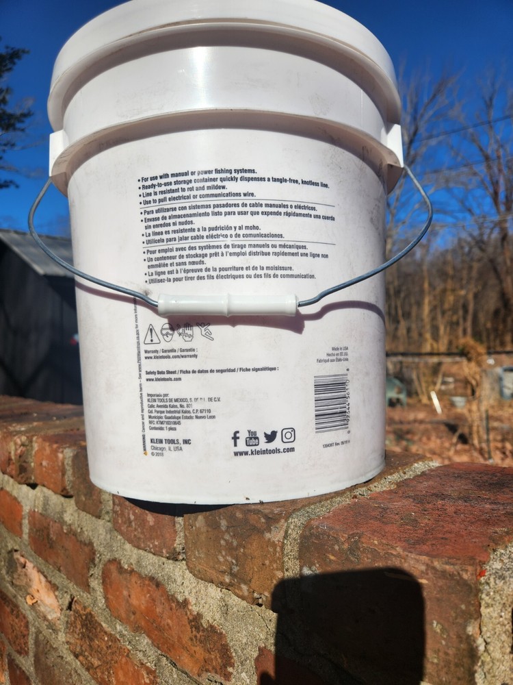 klein tools pulling line 6500 ft with orange tracer