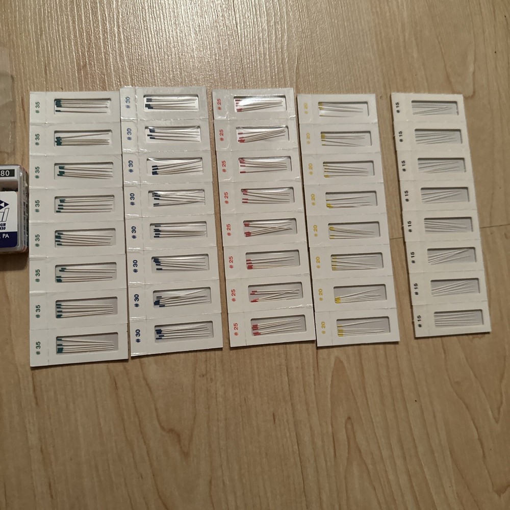 Assortment Gutta Perch’s Points, Absorbent Paper Points, Endo Files Kit