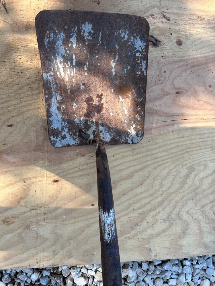 Square Metal Shovel no handle Rustic Original Vintage Primitive