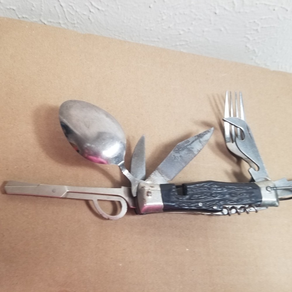 Vintage Folding Camp Utensil/Tool Set Bob Box 2