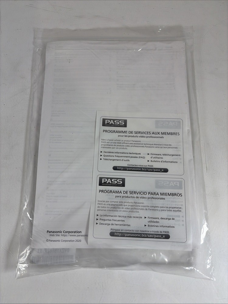 Panasonic AW-UE100WP, KP Operating Instruction Manual New