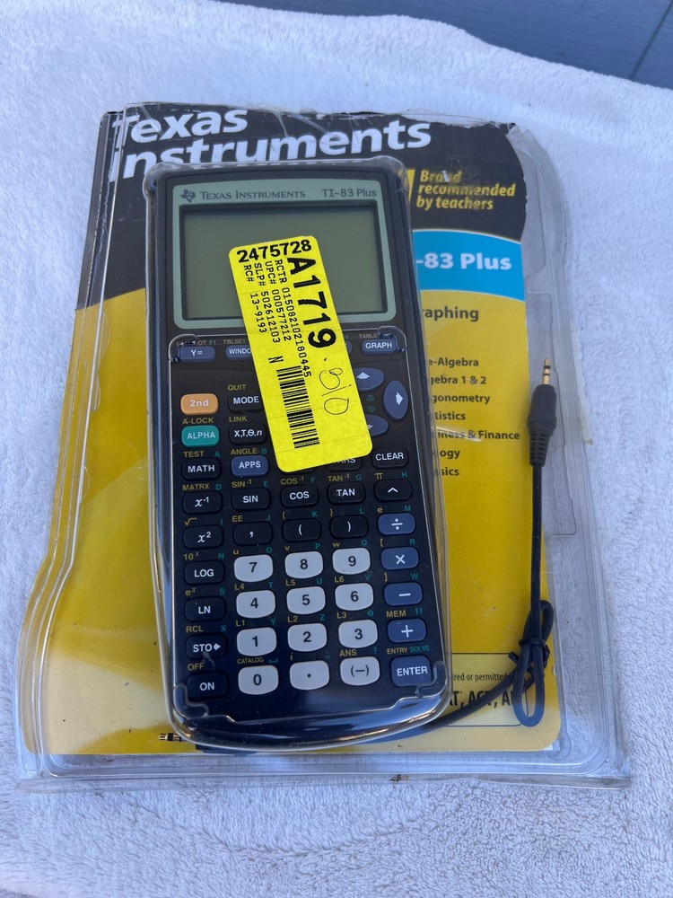 NEW Texas Instrument calcultor ti-83 plus Open box