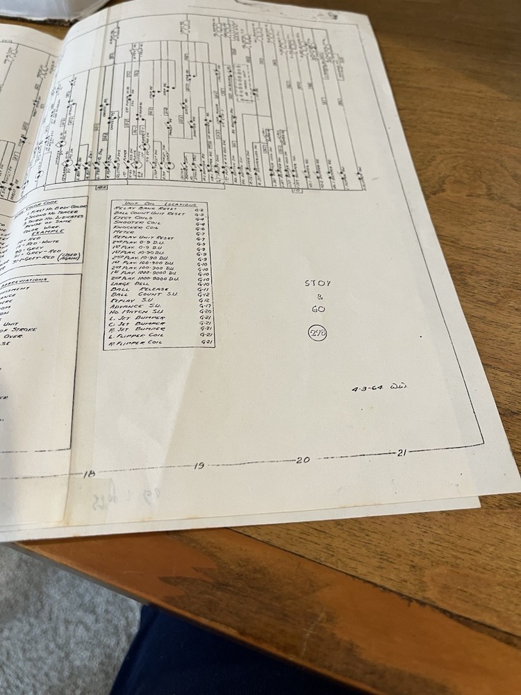 Stop & Go Pinball Schematic