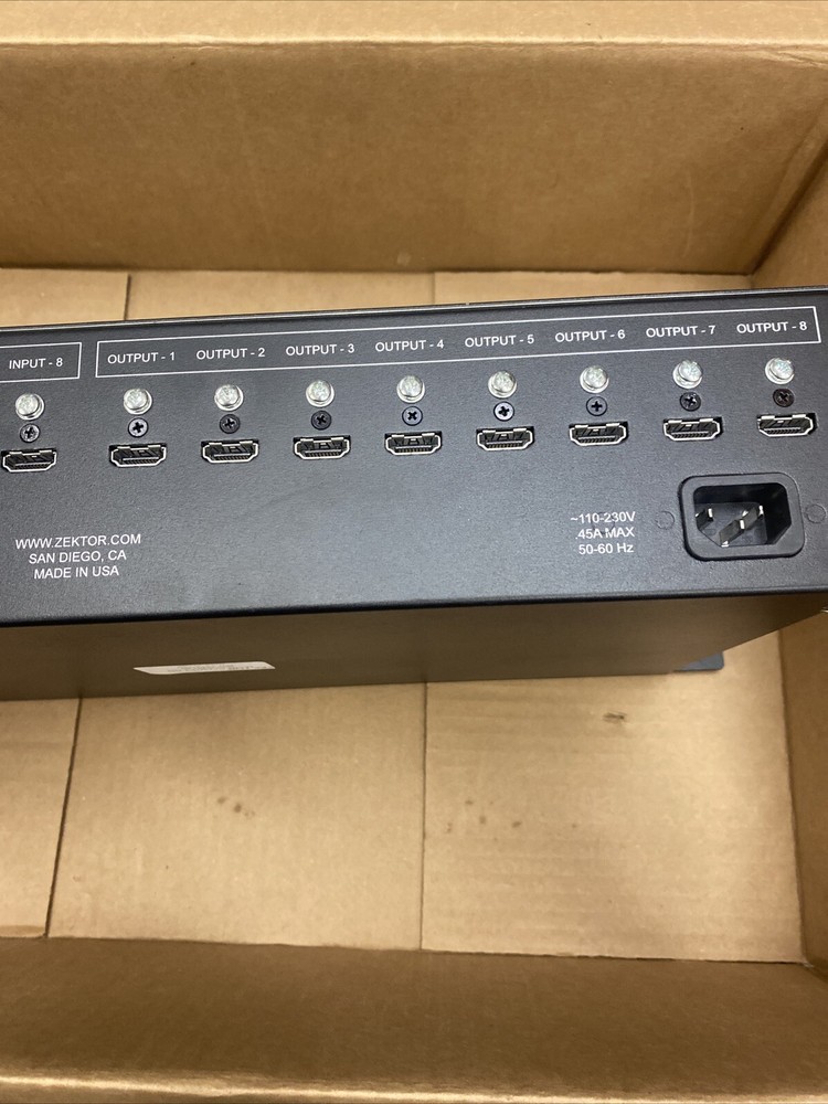 Zektor Clarity HD Audio Video Matrix Switch