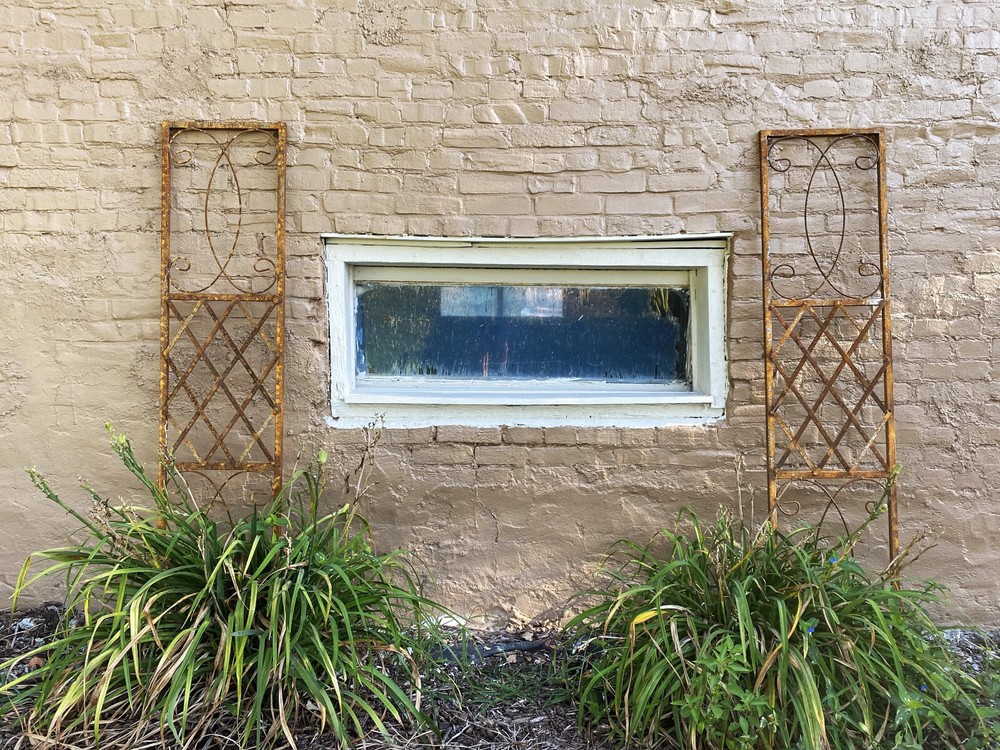 59" Tall Single Skyview Exterior Wrought Iron Window Shutter