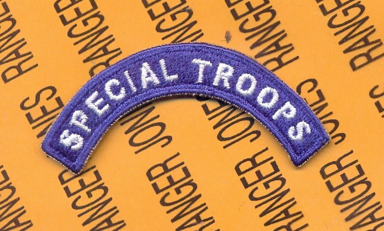 USA Caribbean Defense Command SPECIAL TROOPS tab arc patch
