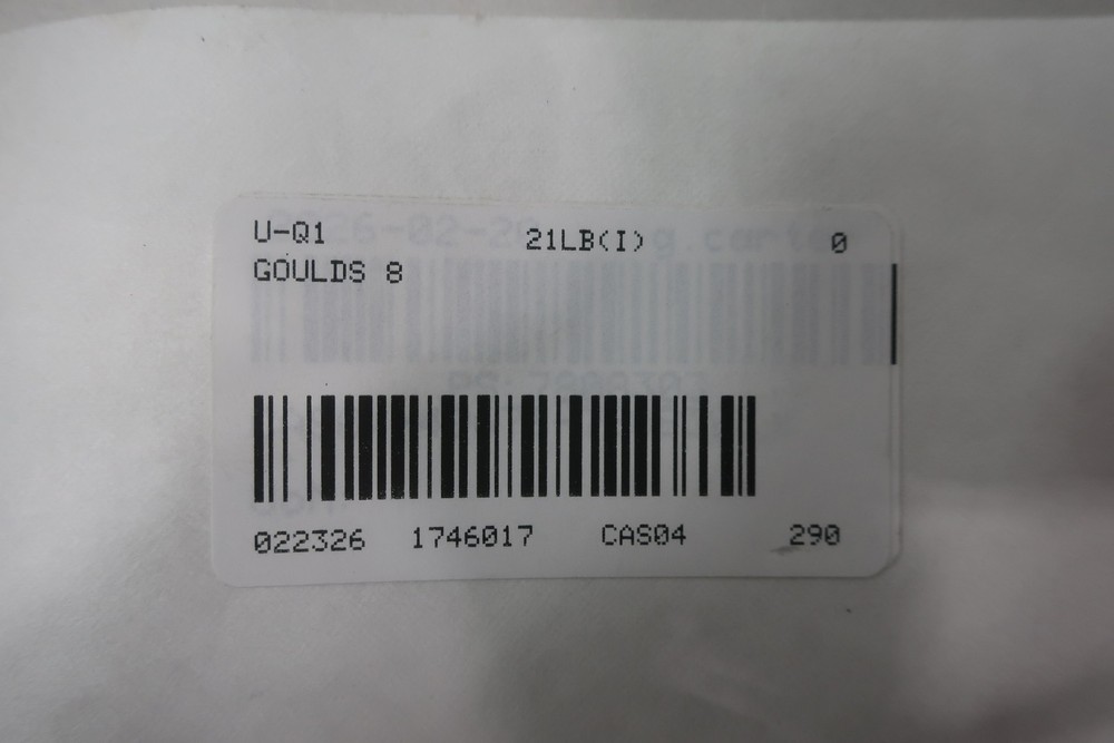 Goulds Pump Back Plate 8in