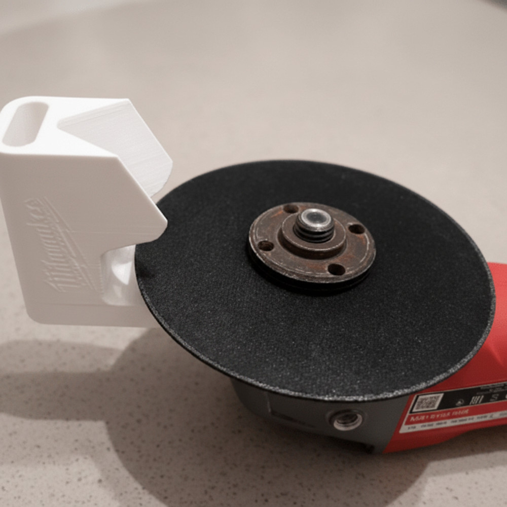 3D Printed Drill Bit Sharpener Angle Grinder Attachment