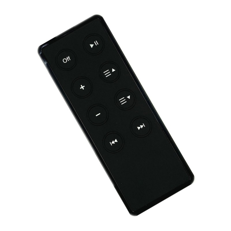 Long Battery Life Remote for Speaker Systems Wide Compatibility Plastic Texture