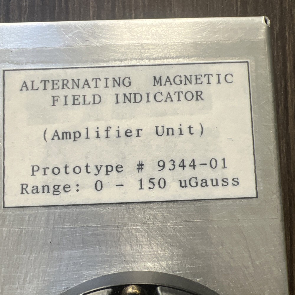 Alternating Magnetic Field Indicator Amplifier Unit Prototype 9344-01 Milliamper