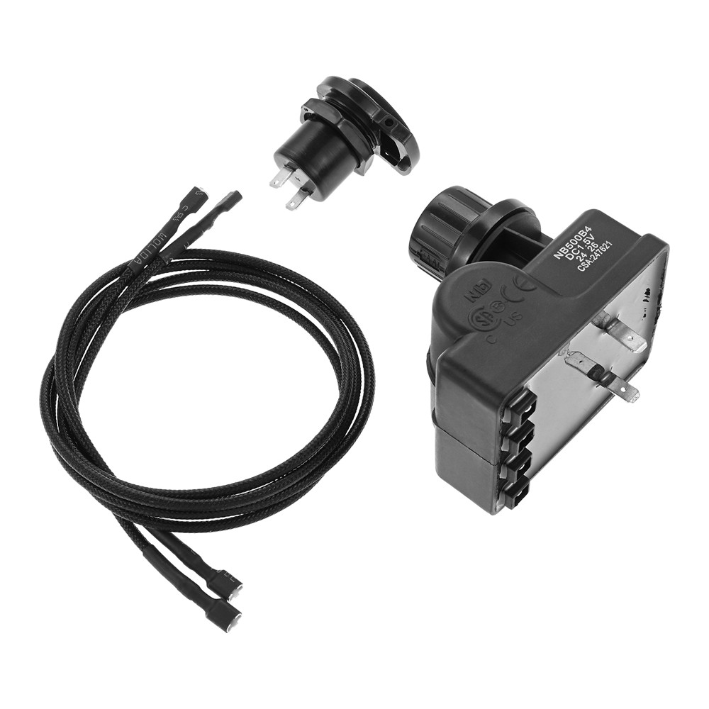 4 Outlets Grills Igniter Module Kit with Remote Electronic Ignition Button Parts