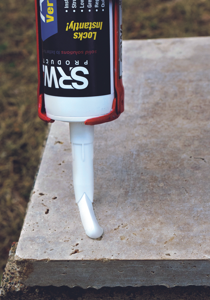 SRW Products Vertical Instant Lock Adhesive