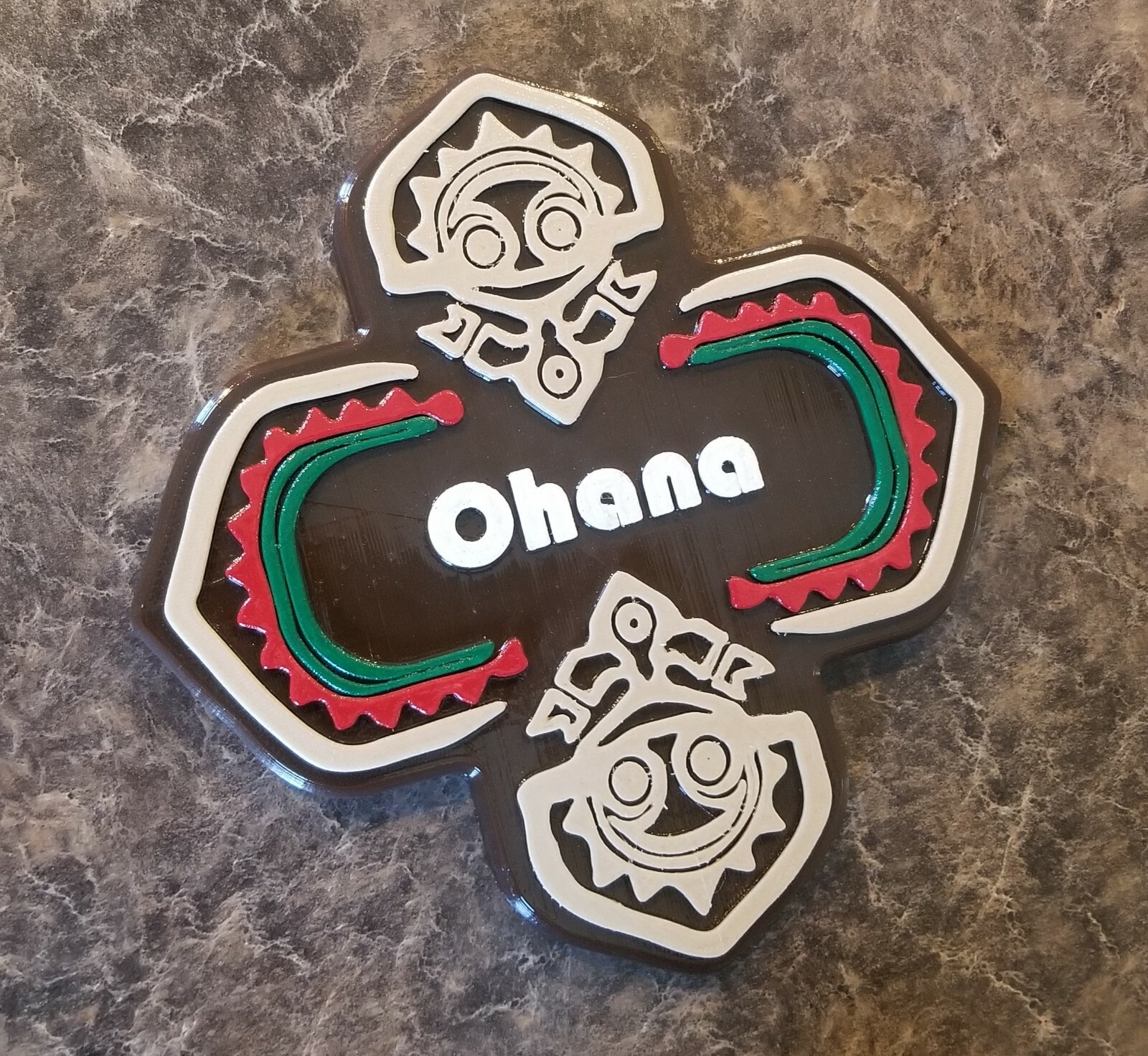 7" Polynesian Resort Themed Sign Replica - Ohana