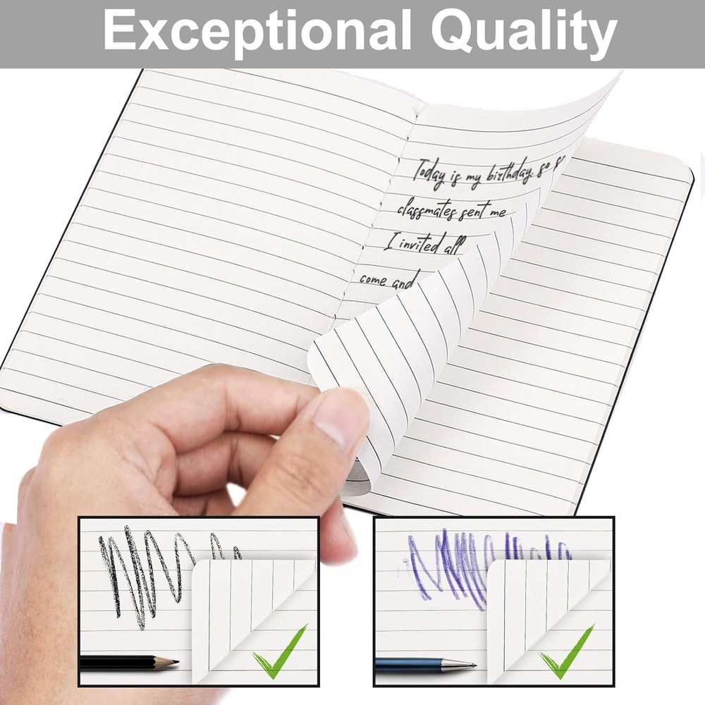 Poet Notebook., Lined Small Notebooks, Bla Softcover Memo