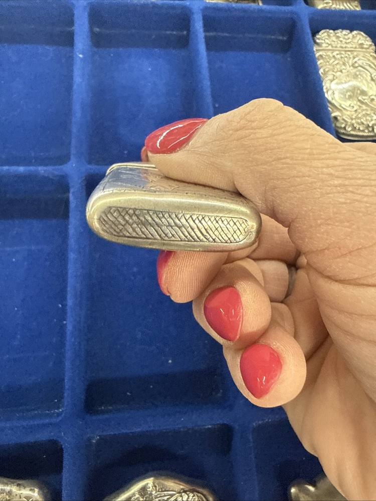 Antique Sterling Silver match safe