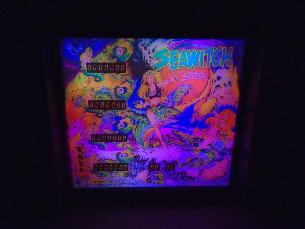 Seawitch Pinball Head LED Display light box