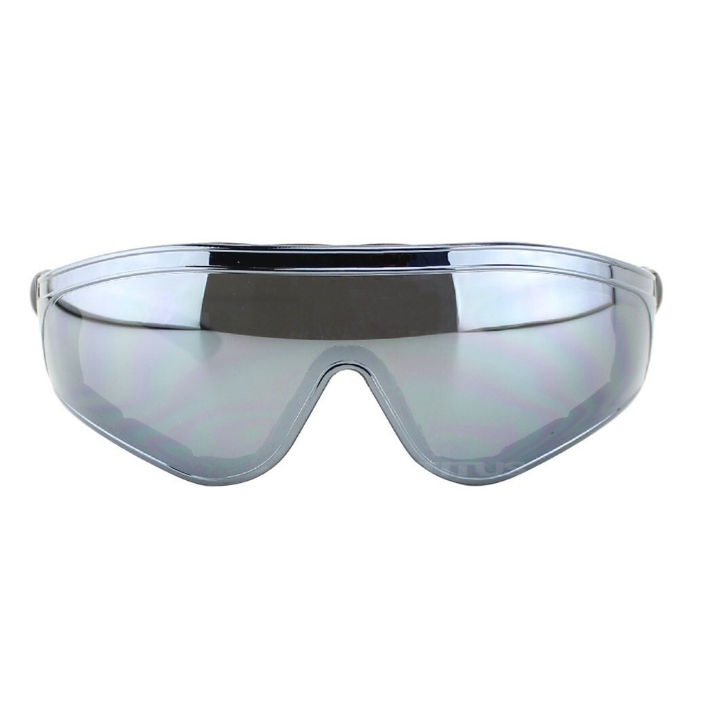 Solid Lens Mirror Biker Sunglasses Adjustable Arm Stem Mirror Padded Z87 DOT